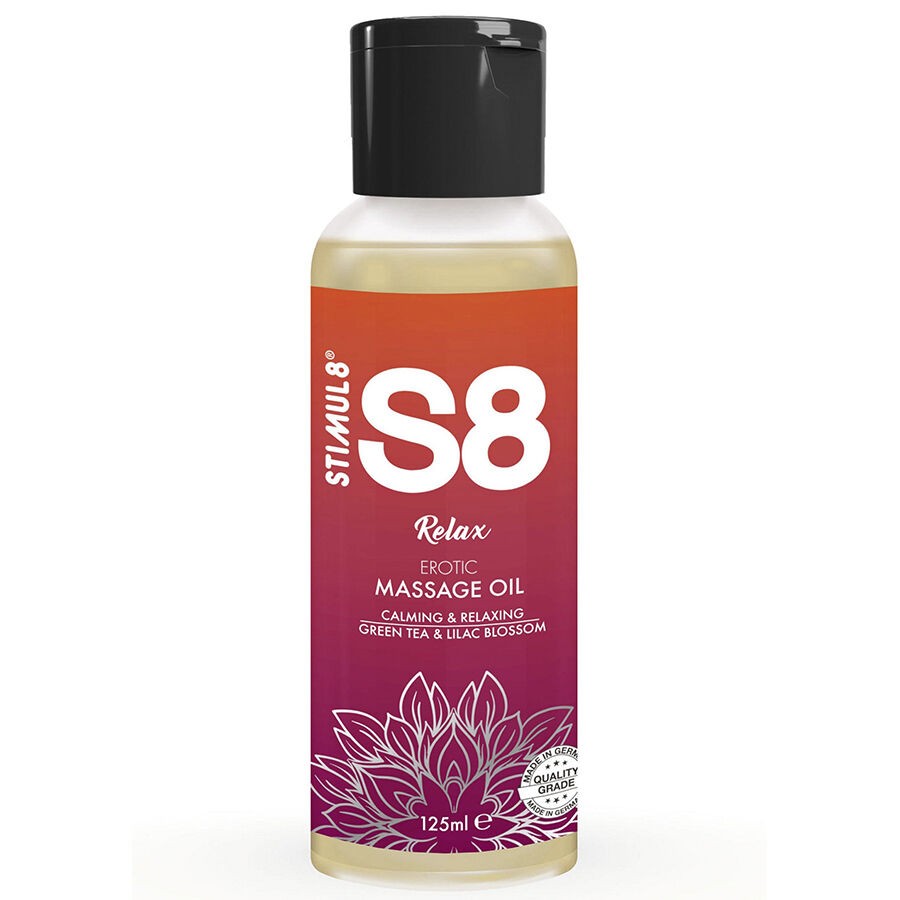 STIMUL8 - S8 RELAX ÃLEO DE MASSAGEM DE CHÃ VERDE 125 ML